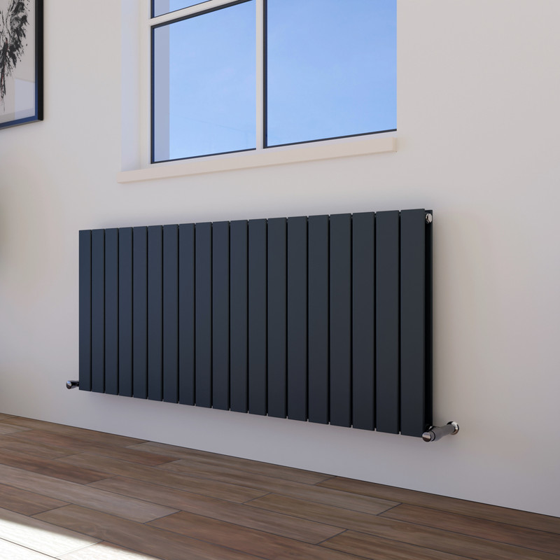Ximax Oxford Duo Designer Radiator 600 x 1420mm 4864Btu Anthracite