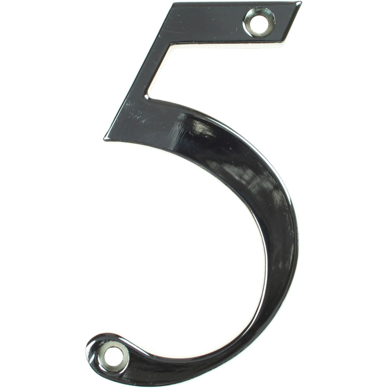 Fab & Fix Hardex Door Numeral Polished Chrome 5