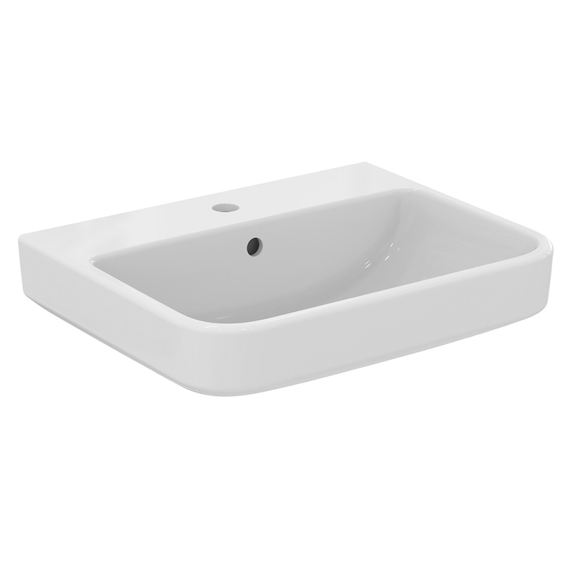 Ideal Standard i.life B Basin and Pedestal 55cm 1 Tap Hole