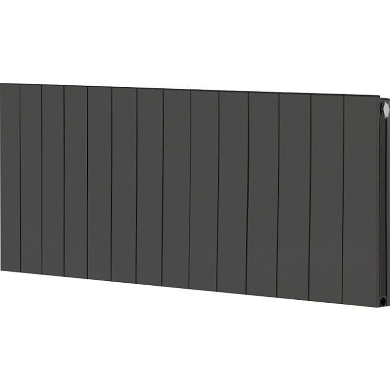 Towelrads Ascot Double Panel Designer Radiator Anthracite 600 x 1432mm