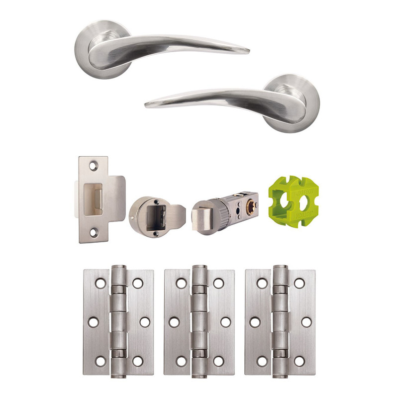 Jigtech Vecta Door Pack Satin Latch