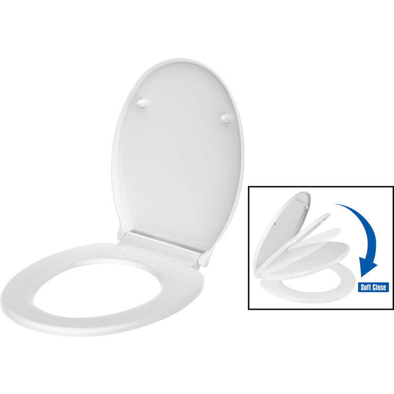 Ebb + Flo Thermoset Soft Close Toilet Seat