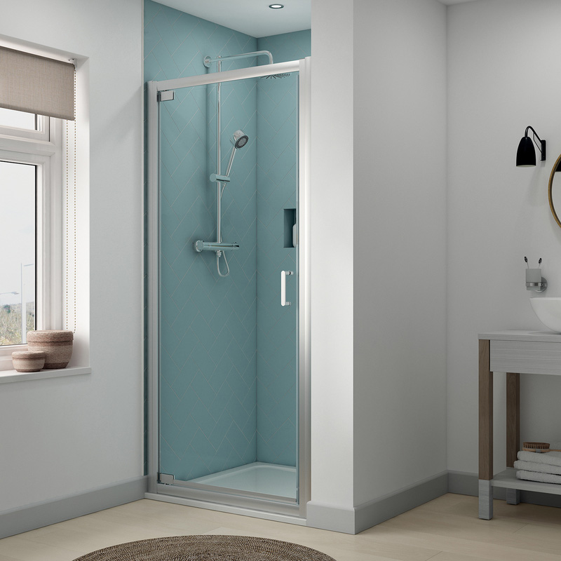 Aqualux Origin 6 6mm Shower Enclosure Pivot Door Only 800mm