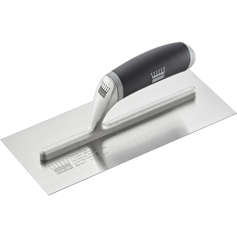 Ragni Soft Grip Skimming Trowel 11" Carbon Steel