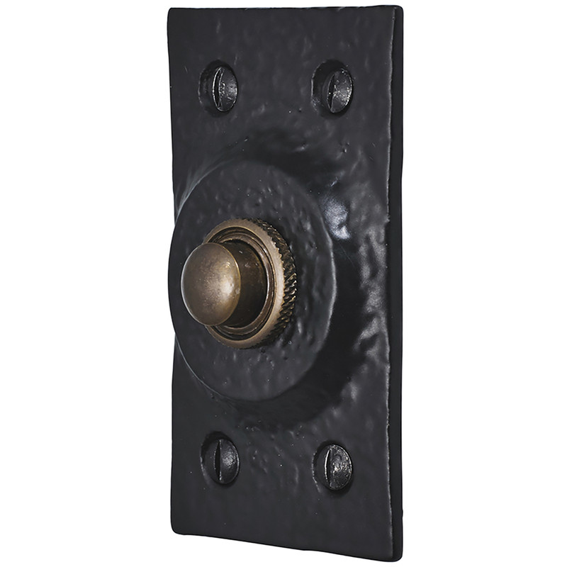 Old Hill Ironworks Door Bell Push 80mm x 45mm Rectangular