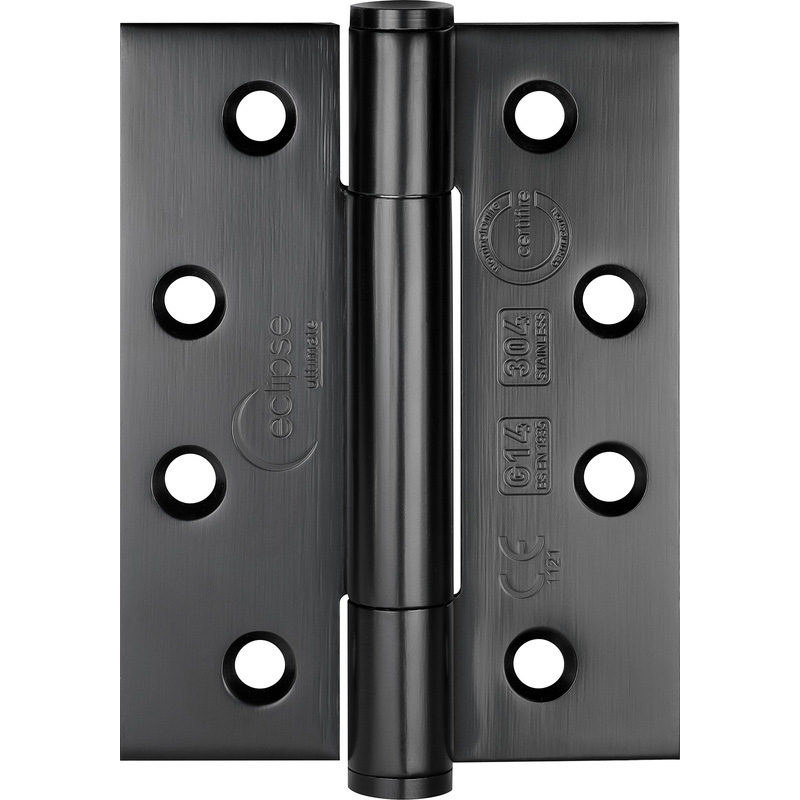 Grade 14 Concealed Bearing Hinge Matt Black