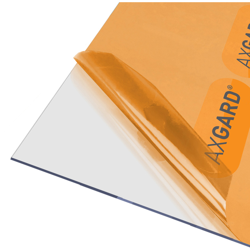 Axgard Polycarbonate Clear Impact Resisting Glazing Sheet 2mm 620 x 2050mm