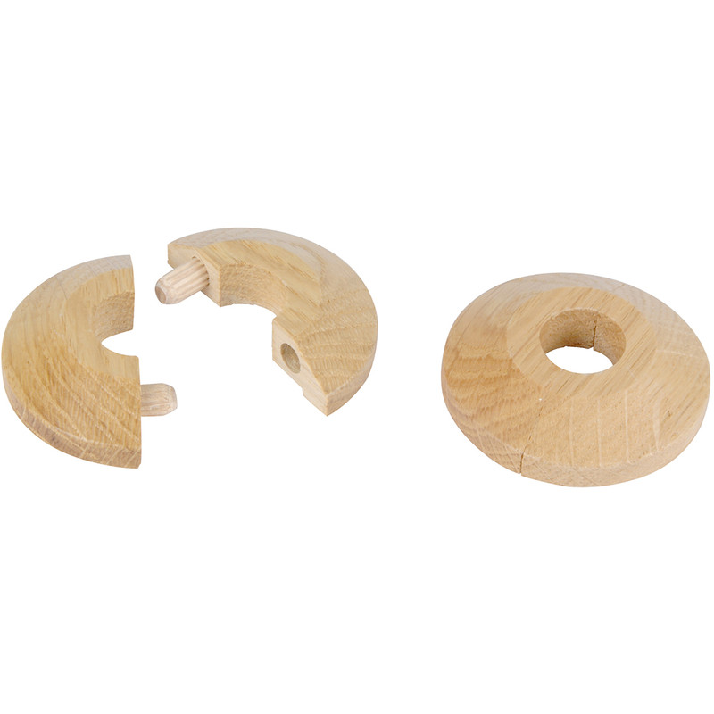 Real Wood Pipe Collar Oak