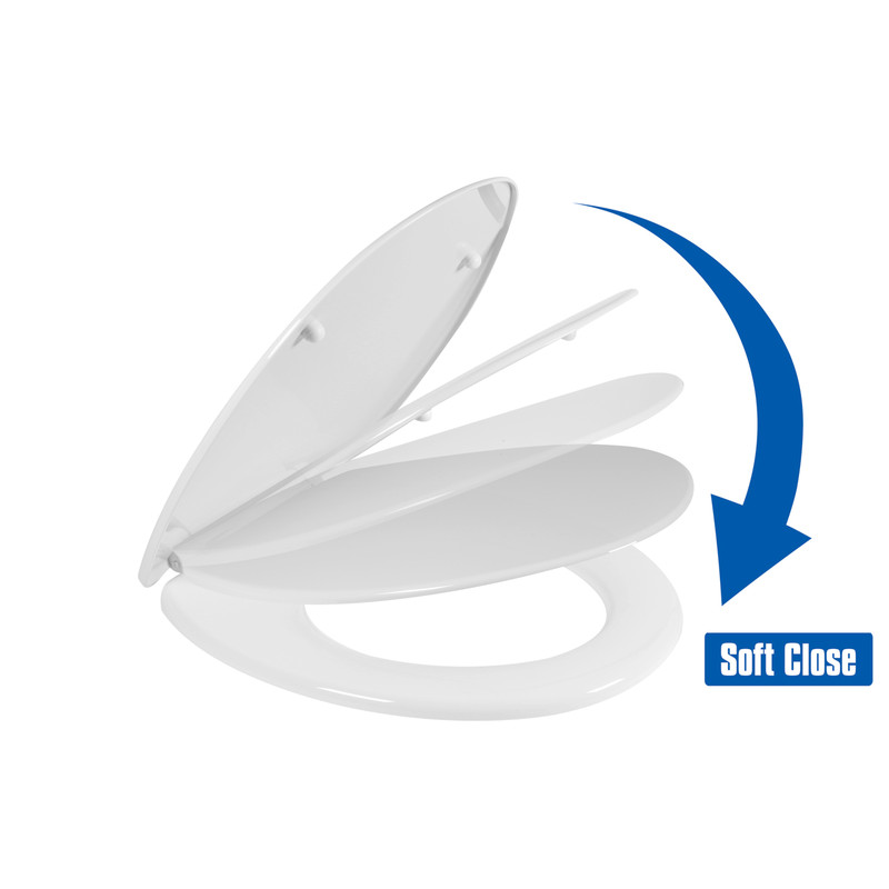 Thermoplastic Standard Close Toilet Seat