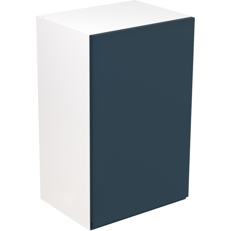 Kitchen Kit Ready Made J-Pull Kitchen Cabinet Wall Unit Ultra Matt Indigo Blue 450mm