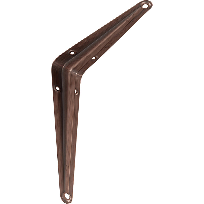 Rothley London Shelf Bracket Antique Copper 150 x 125mm