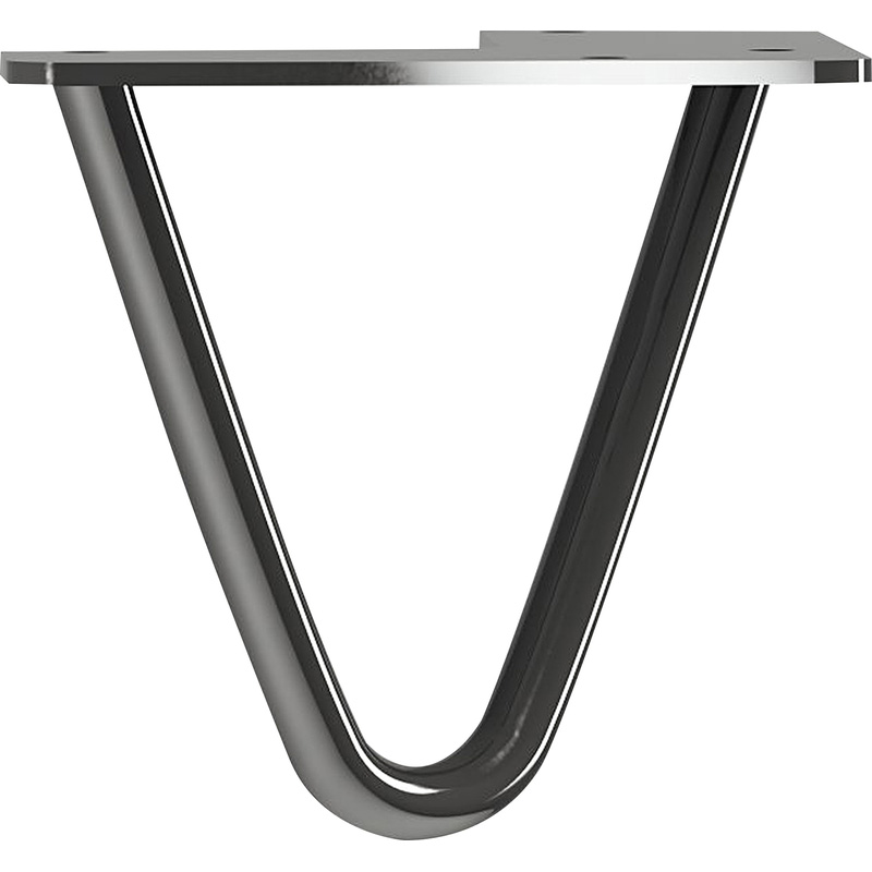 Rothley 2-Pin Hairpin Leg 100mm Gun Metal