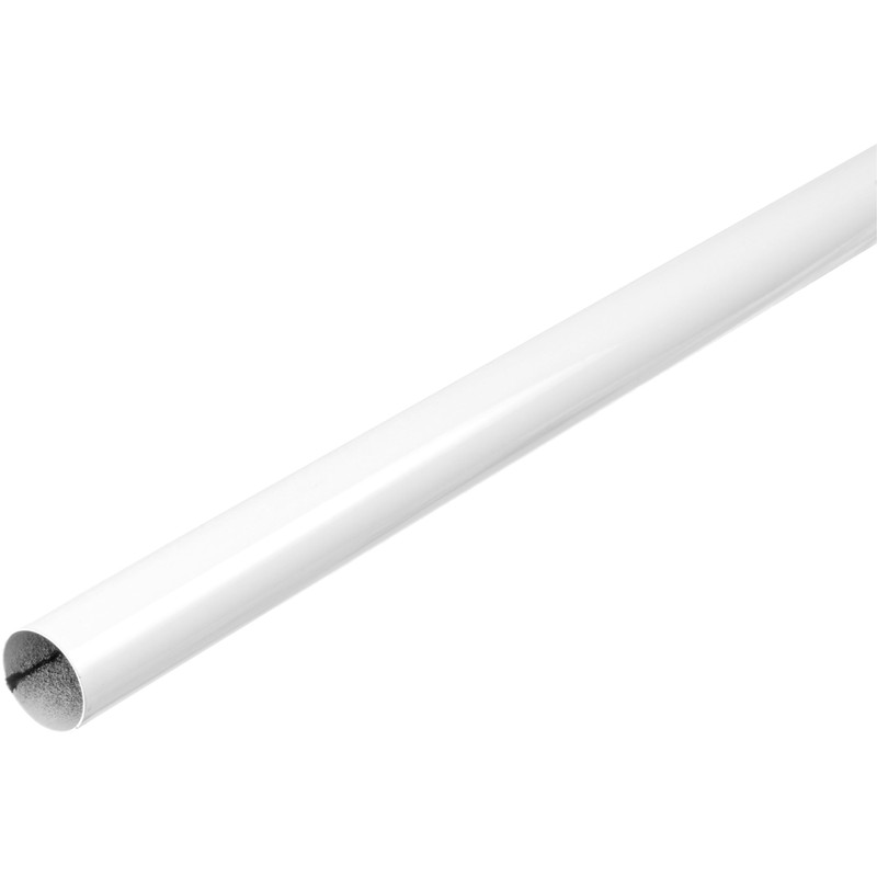 White Wardrobe Rail 1200mm