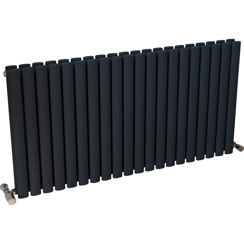 Ximax Bristol Designer Radiator 600 x 1164mm 4573Btu Double Anthracite