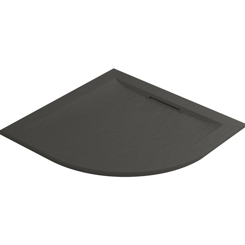 Mira Flight Level Quadrant Slate Effect Shower Tray 900 x 900mm