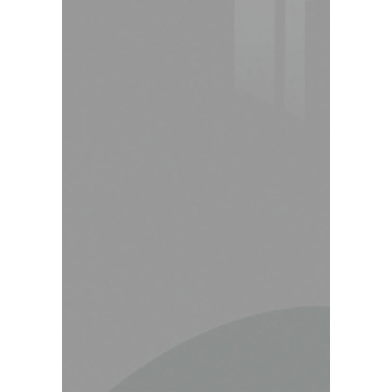 Kitchen Kit Flatpack Slab Super Gloss Dust Grey Sample