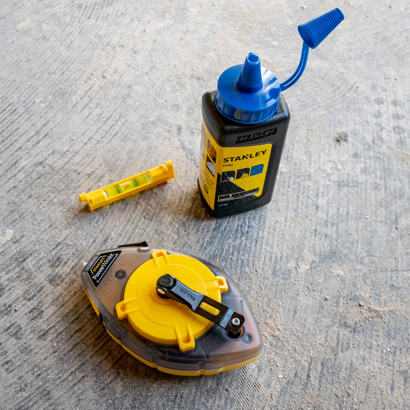 Stanley Powerwinder Chalk Line Kit 30m