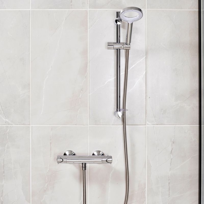 Triton Tian 2 Thermostatic Bar Mixer Shower Chrome