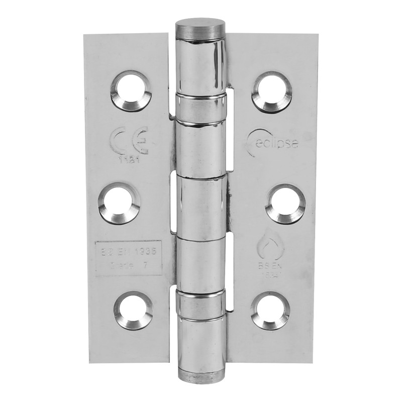 Grade 7 Ball Bearing Hinge Polished Chrome