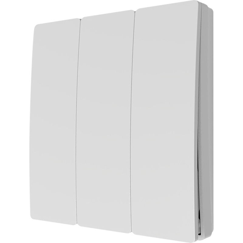 Kinetic Switch 3 Gang Matt White