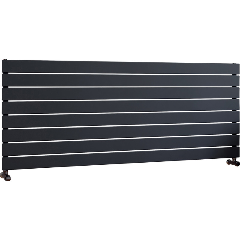 Ximax Oxford Single Horizontal Designer Radiator 595 x 1500mm 3246Btu Anthracite