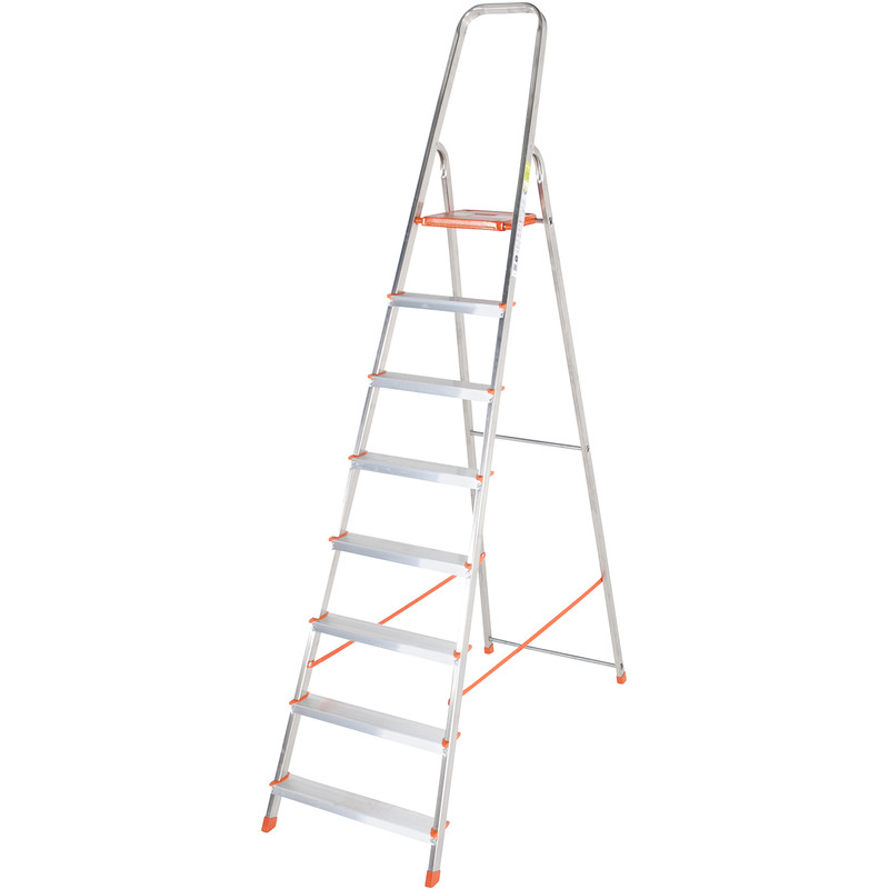 TB Davies Light Duty Platform Step Ladder 8 Tread SWH 3.3m