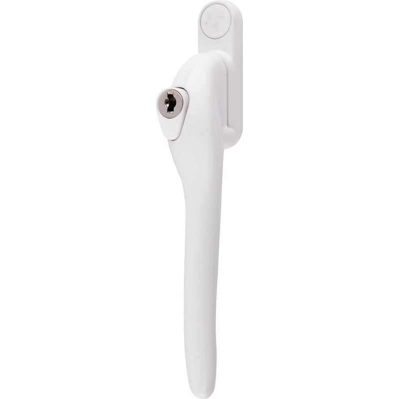 Yale PVCu Offset Lockable Window Handle Right Hand White