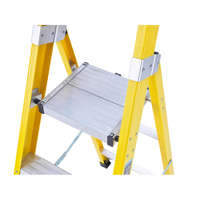TB Davies Fibreglass Platform Step Ladder 6 Tread SWH 3.0m