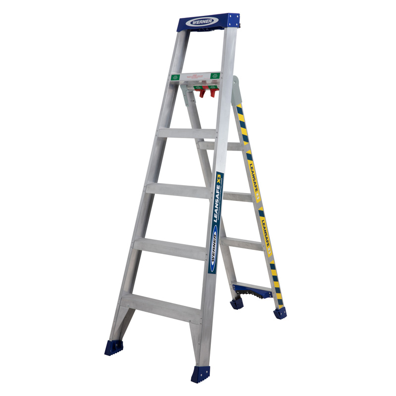 Werner LeanSafe X3 Combination Ladder Aluminium 1.8-2.9m