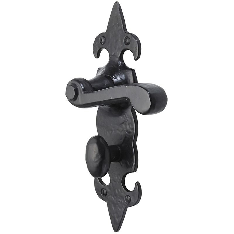 Old Hill Ironworks Fulbrook Suite Door Handles 210mm x 57mm Bathroom