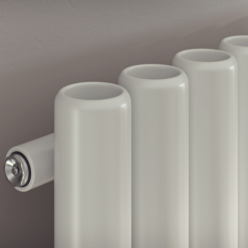 Ximax Devon Round Tube Designer Radiator 1500 x 585mm 4642Btu White