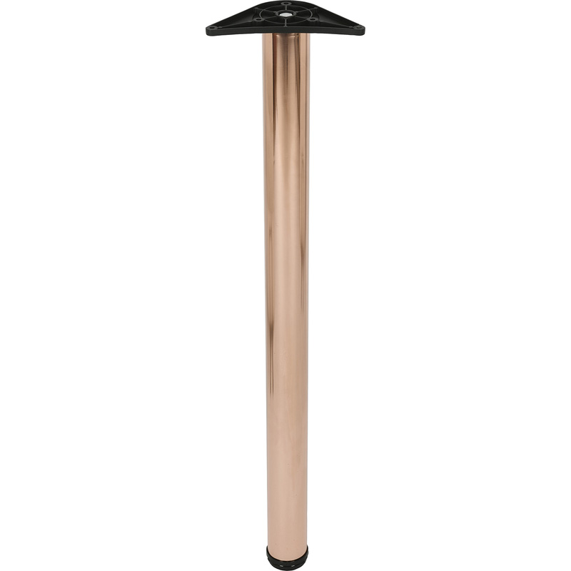 Rothley Worktop Leg 60mm x 870mm Polished Copper