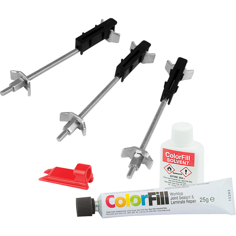 ColorFill Worktop Installation and Repair Kit Grey