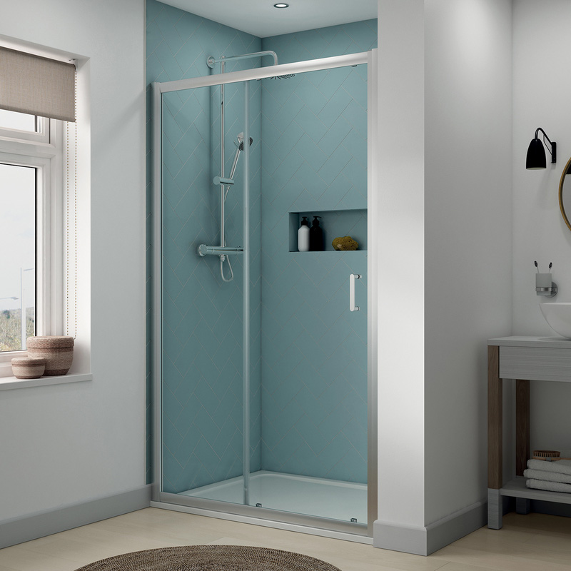 Aqualux Origin 6 6mm Shower Enclosure Sliding Door Only 1000mm