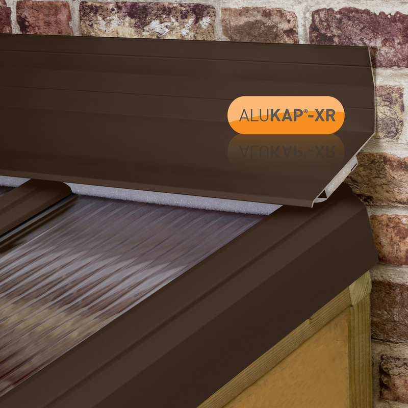 Alukap-XR Top Wall Flashing Brown 2.0m