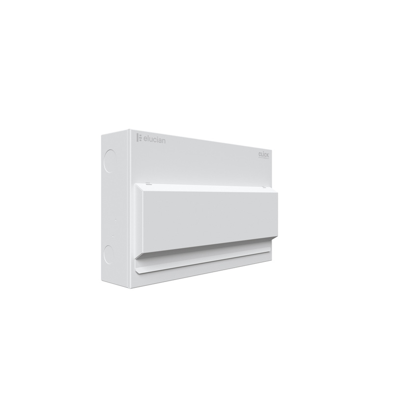 Elucian 80A Dual RCD Consumer Unit +10 MCBs + SPD 11 Useable Ways
