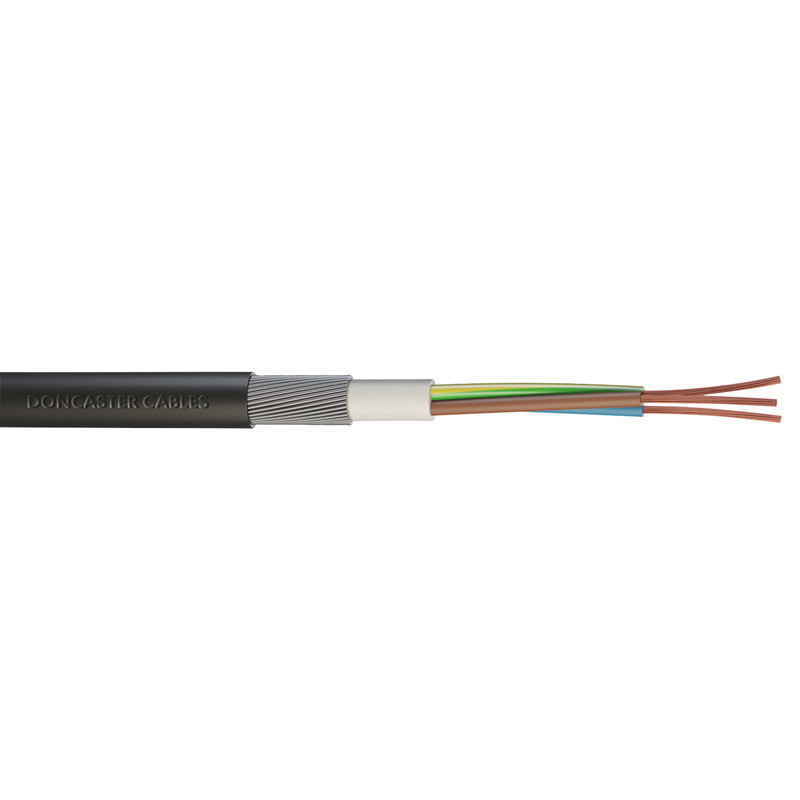 Doncaster Cables SWA Single Phase 3 Core Armoured Cable 2.5mm2 Drum