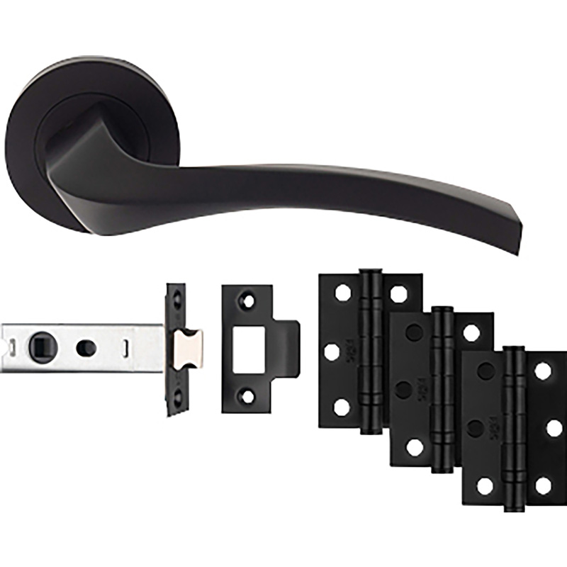 Carlisle Brass Sines Door & Latch Pack Matt Black