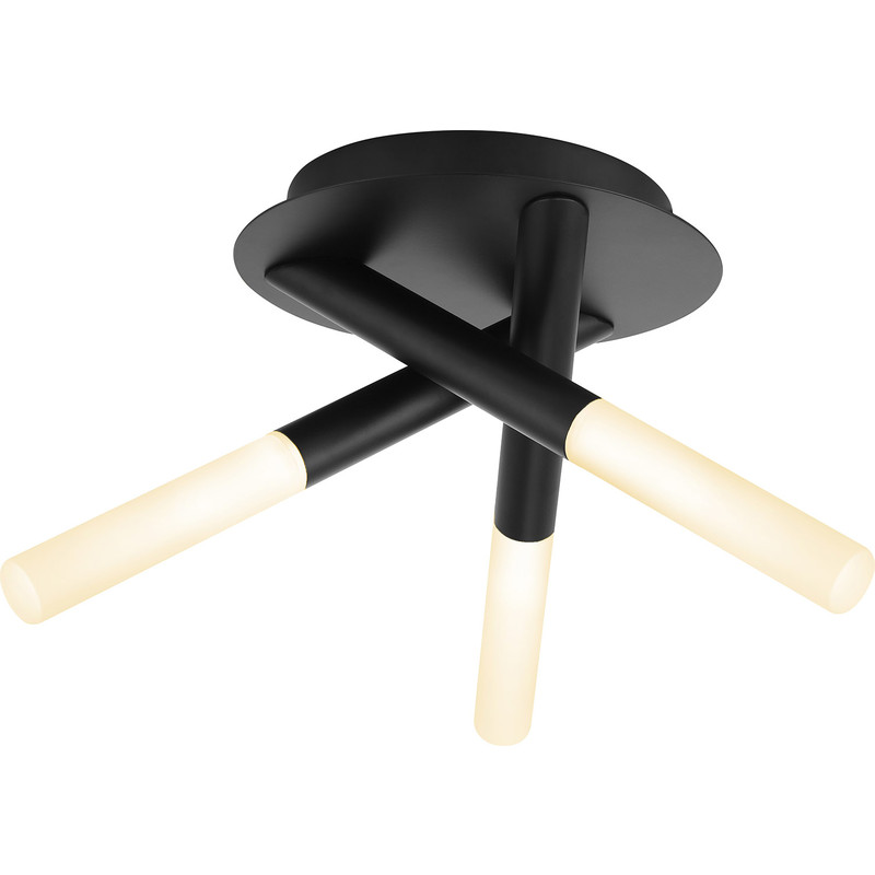 Spa Crux Flush Light Matt Black