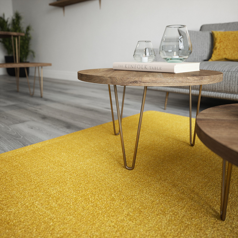 Rothley 2-Pin Hairpin Leg 350mm Antique Brass