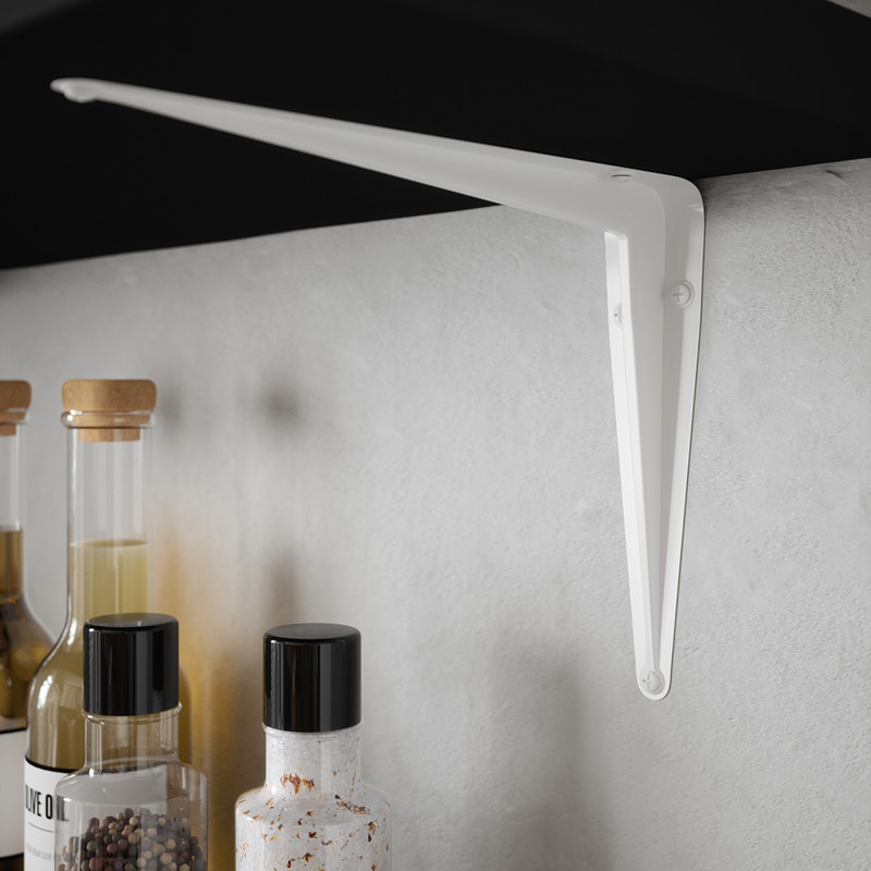 Rothley London White Shelf Bracket 350 x 300mm