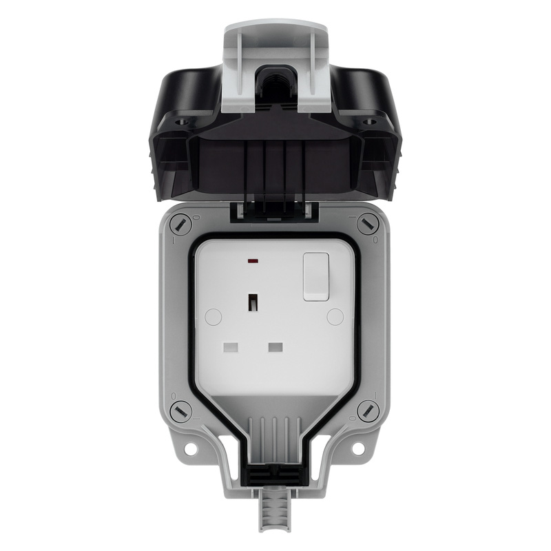 BG IP66 13A Switched Socket 1 Gang