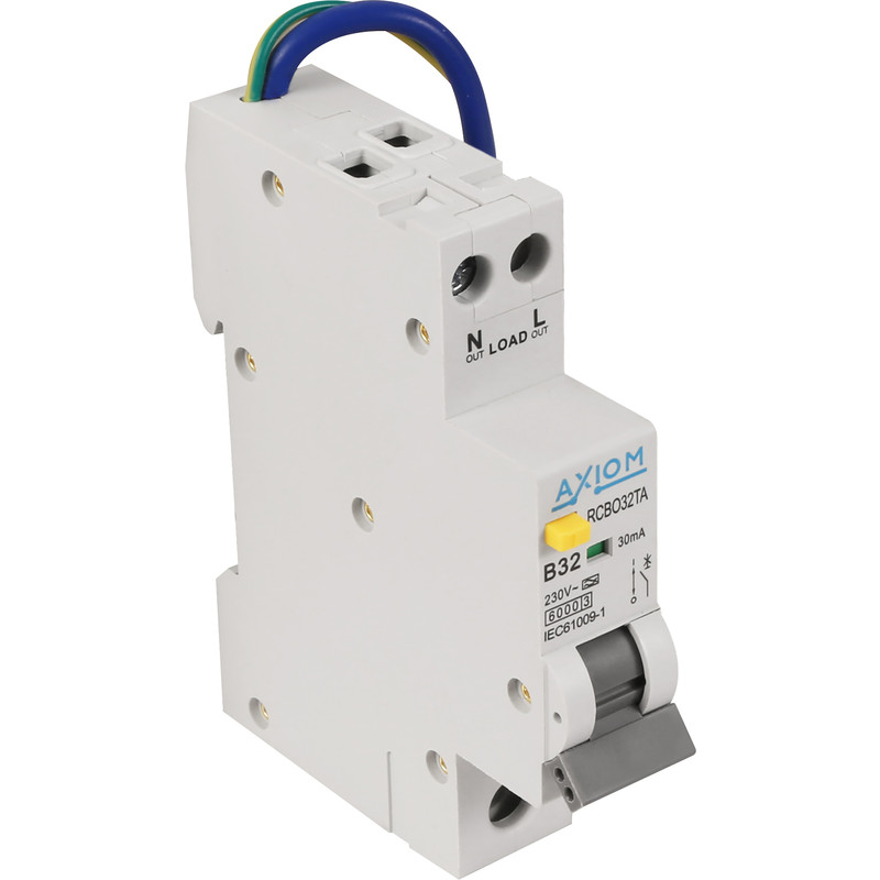 Axiom Mini RCBO A Type 32A 30mA