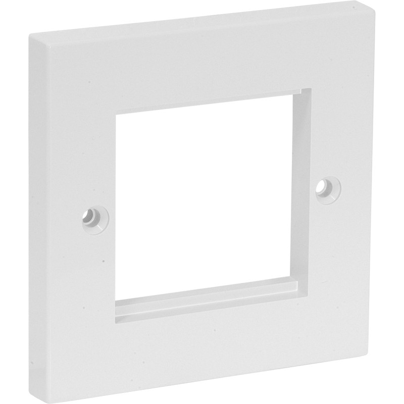 Axiom Modular Faceplate 2 Gang Single Plate