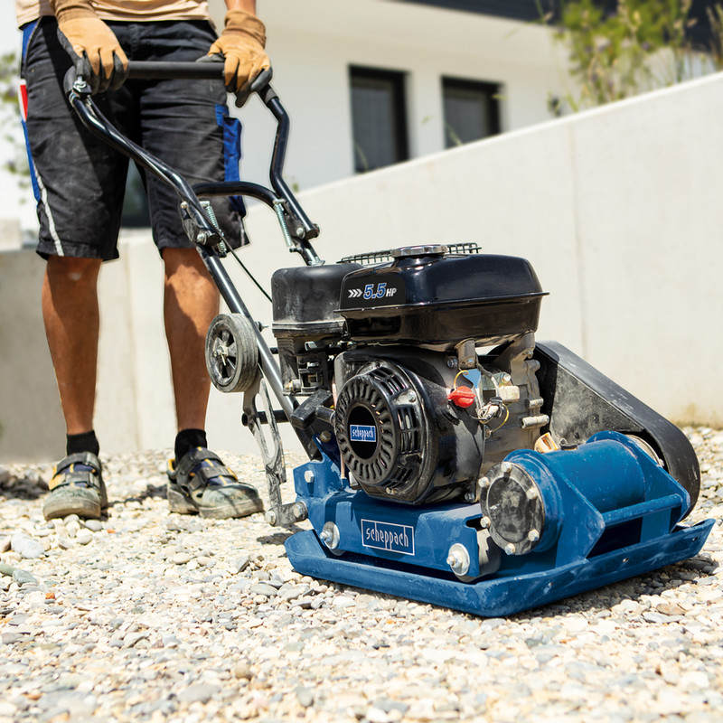 Scheppach HP1100S 5.5HP Petrol Plate Compactor