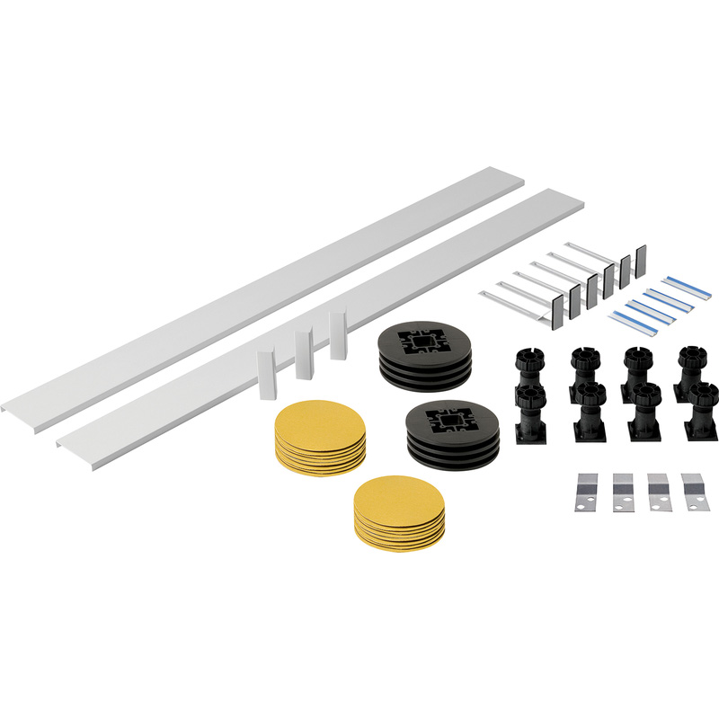 Universal Easy Plumb Shower Tray Kit Square