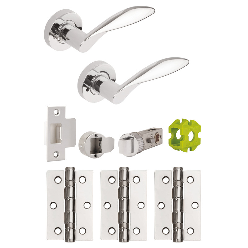 Jigtech Cresta Door Pack Polished Privacy