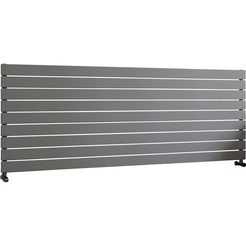 Ximax Oxford Single Horizontal Designer Radiator 670 x 1800mm 4311Btu Silver
