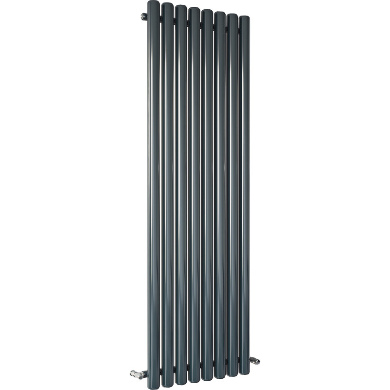 Ximax Devon Round Tube Designer Radiator 1500 x 585mm 4642Btu Anthracite