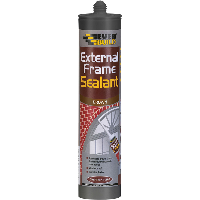 Window & Door External Frame Sealant 290ml Brown